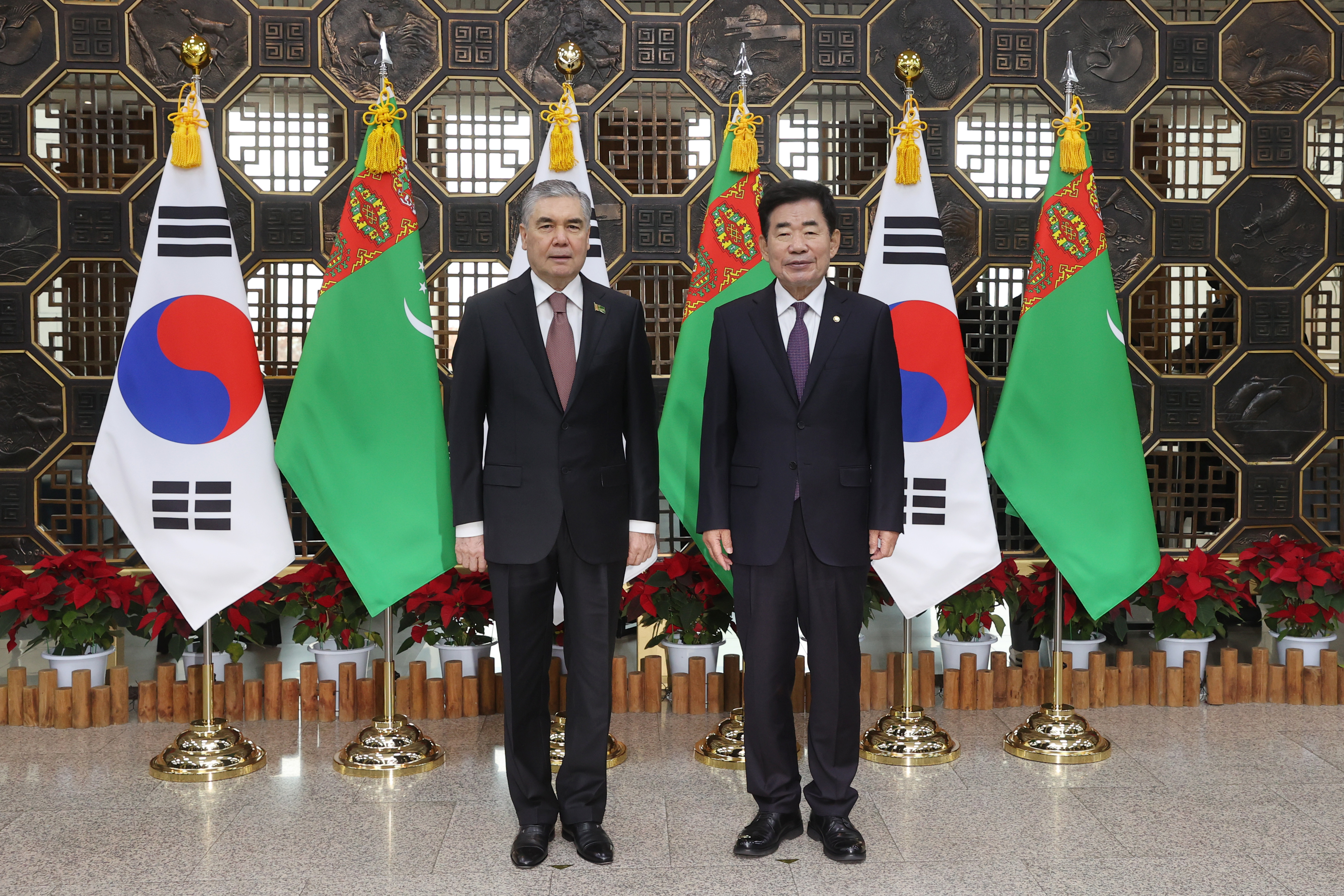 김진표 의장, 베르디무하메도프 투르크메니스탄 상원의장과 회담 1 관련사진 4 보기